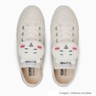 [箱無し/サイズ不揃いの為大特価！]CONVERSE　ALL STAR　MC/OX/CHIIKAWA  ホワイト  24cm