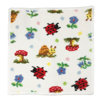 【FEILER】フェイラー　タオルハンカチ　PAULI DOTS　white