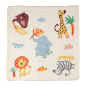 【FEILER】フェイラー　タオルハンカチ　WILD SAFARI　beige 62_1