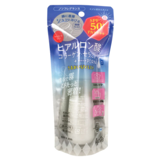 アジャステ  うるおいUVミスト  ヒアルロン酸コラーゲン・セラミド?PDRN  無香料  60ml