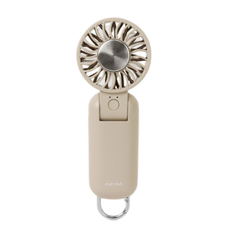 強風くん　３WAYハンディファン　ペルチェ Milktea Beige