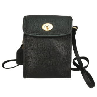 [アーリーサマーセール]本革ポシェット  ブラック  ブラック