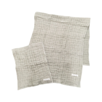 [アーリーサマーセール]〔寺内オリジナル〕フェイスタオル・バスタオル2点セット  グレー