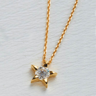 [アーリーサマーセール]K18YGダイヤモンドペンダント