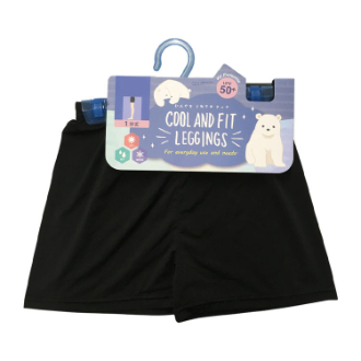 [アーリーサマーセール]COOL AND FIT  LEGGINGS　1分丈　M～L