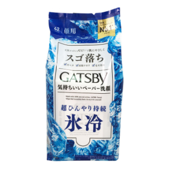 ギャツビー フェイシャルペーパー アイスタイプ 徳用 42枚