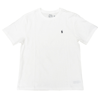 【POLO RALPH LAUREN/ポロラルフローレン】ワンポイントロゴTシャツ　クルーネック　ボーイズXL　ホワイト