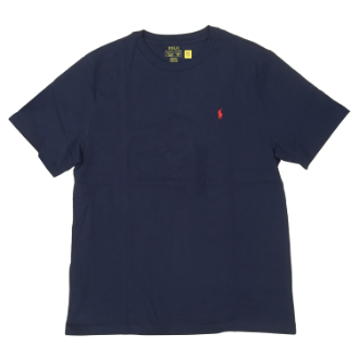 【POLO RALPH LAUREN/ポロラルフローレン】ワンポイントロゴTシャツ　クルーネック　ボーイズXL　ネイビー