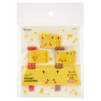 ポケットモンスター ランチピックス 9本入 ピカチュウフェイス23