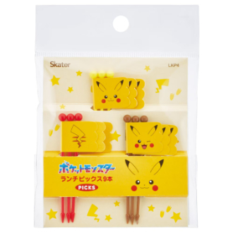 ポケットモンスター ランチピックス 9本入 ピカチュウフェイス25