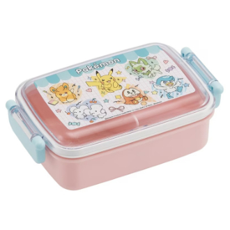 ポケットモンスター 抗菌ふわっと（角型）ランチボックス1段 ポケモンポッピング