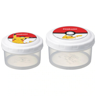 ポケットモンスター 丸型フードコンテナ S/M セット モンスターボール25