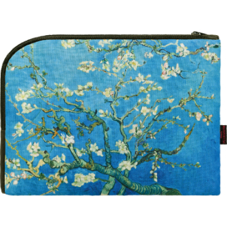 名画フラットポーチ ゴッホ「アーモンドの花」