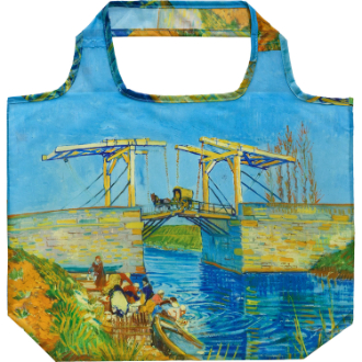 名画エコバッグMサイズ ゴッホ「アルルの跳ね橋」