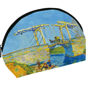 名画マルチポーチ ゴッホ「アルルの跳ね橋」