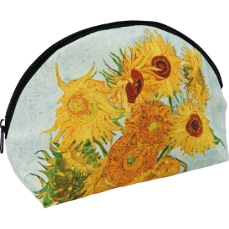 名画マルチポーチ ゴッホ「ひまわりⅡ」