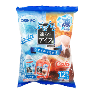 ぷるんと凍らすアイス  ソーダ＋コーラ
