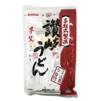 半生讃岐うどん包丁切　つゆ付　260g