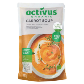 activus　オーガニックキャロットスープ 400g
