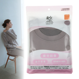 【整 TOTONO】婦人 リカバリー トップス（一般医療機器）　グレージュ　L
