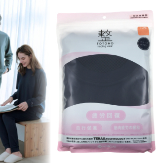【整 TOTONO】婦人 リカバリー トップス（一般医療機器）　ディープネイビー　M