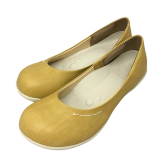 【Re:getA】リゲッタ 2ball-ツヴォル TB-101 プレーンパンプス イエロー S (22-22.5cm)