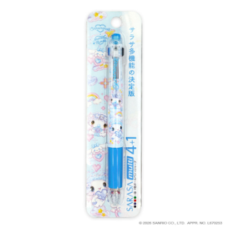 クローズピン 飴ノ森ふみか 4色ボールペン＋シャープ シナモロール