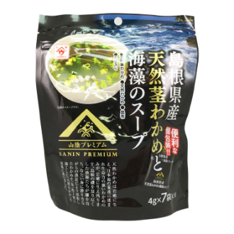 魚の屋  島根県産天然茎わかめと海藻のスープ