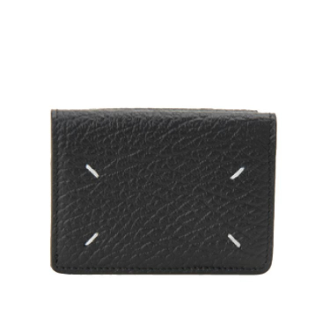 〔ブランドコレクション〕［5］【Maison Margiela】メゾンマルジェラ 三つ折財布  NOIR
