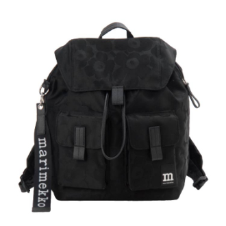 〔ブランドコレクション〕［6］【marimekko】マリメッコ リュック　  BLACK