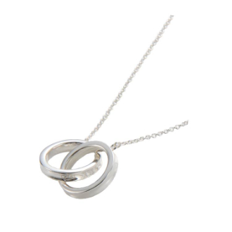〔ブランドコレクション〕［33］【TIFFANY＆CO】インターロッキングサークルネックレス