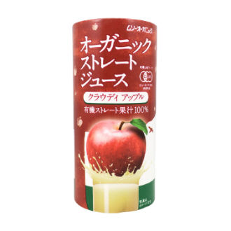 ムソー  オーガニックストレートジュース・クラウディアップル  195g
