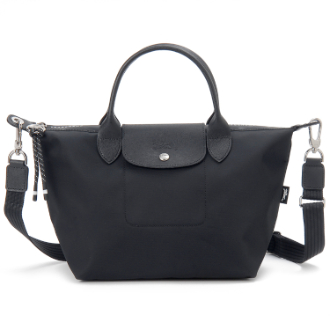 〔ロンシャン〕エナジー S トップハンドルバッグ  Black