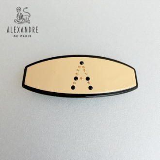 【ALEXANDRE DE PARIS】アレクサンドル ドゥ パリ　6cm バレッタ ECLAT DE CONFIANCE　AA6-18679-04
