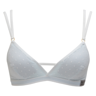 【PEACH JOHN×LECIEN】New Basic ドットノンワイヤーブラ　ホワイト　M