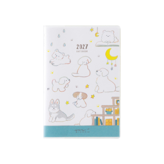 【2027年カレンダー・手帳】ポケットダイアリー<ミニ> イヌ柄