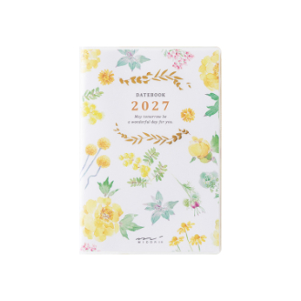 【2027年カレンダー・手帳】ポケットダイアリー<ミニ> カントリータイム 花柄