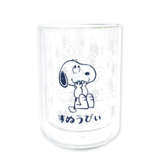 【SNOOPY】スヌーピー ダブルウォールフリーカップL 漢字