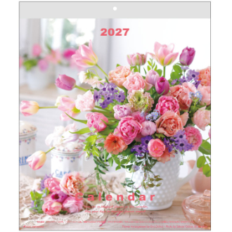 【2027年カレンダー・手帳】Ｆｌｏｗｅｒウォール/ 壁掛けカレンダー
