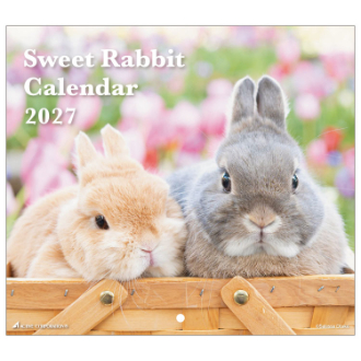 【2027年カレンダー・手帳】Sweet Rabbit/ 壁掛けカレンダー
