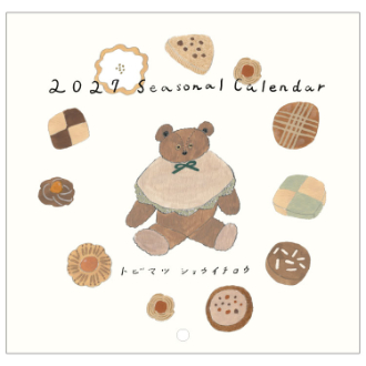 【2027年カレンダー・手帳】トビマツショウイチロウ Seasonal Calendar / 壁掛けカレンダー