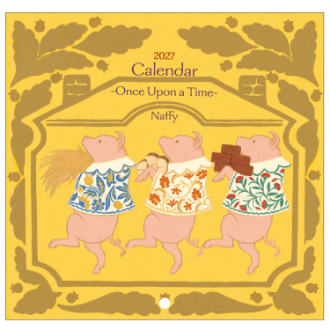 【2027年カレンダー・手帳】Naffy Calendar -Once Upon a Time- / 壁掛けカレンダー