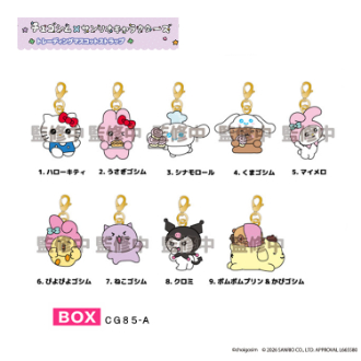 チェゴシム×サンリオキャラクターズ２　トレーディングマスコットストラップBOX[全９種]（11月下旬入荷予定）