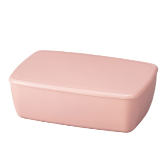 さらっと洗える弁当箱  ピンク
