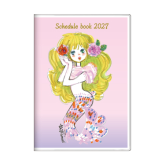 【2027年カレンダー・手帳】月間Ｂ６ 水森亜土／ピンク