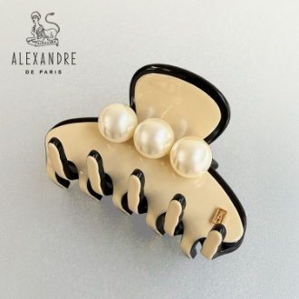 【ALEXANDRE DE PARIS】アレクサンドル ドゥ パリ　パールヘアクリップ S　ACCS-18674-04