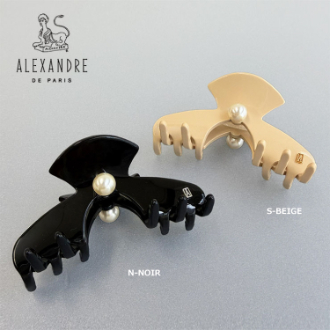 【ALEXANDRE DE PARIS】アレクサンドル ドゥ パリ　Mクリップ ACCM-18214-05　S-BEIGE