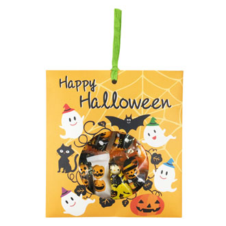 [2026ハロウィン]ハロウィン  紐付小袋  チョコレートボール  25g  3袋セット