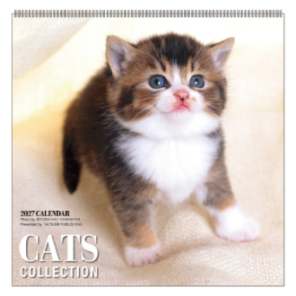 【2027年カレンダー・手帳】Cats Collection 山下寅彦 壁掛けカレンダー /辰巳出版