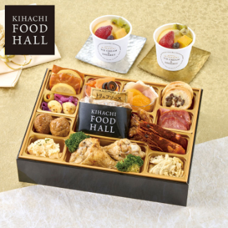 （2027年おせち）東京青山「KIHACHI」監修 KIHACHI FOOD HALL オードブル＆パフェアイス W41-2C 75520
